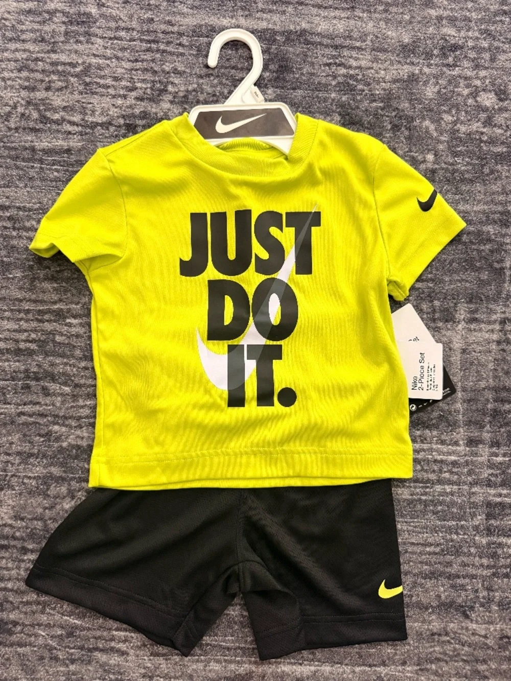 Nike Boys 2 Piece Black with Cyber
